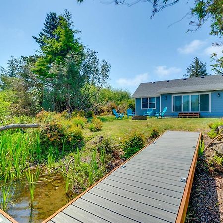 Canal Cottage Retreat With Dock And Waterfront Views Ocean Shores Exterior foto